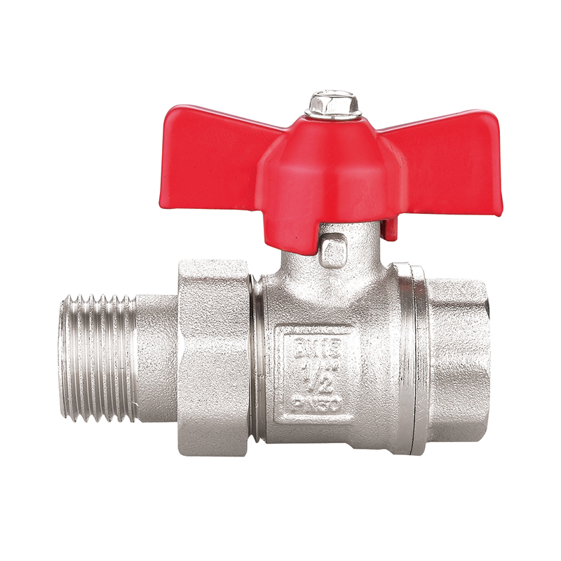 XFM-0110 Brass Ball Valve With Butterfly Handle