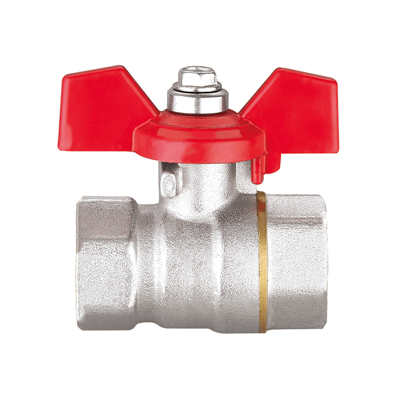 XFM-0112 Brass Ball Valve With Butterfly Handle