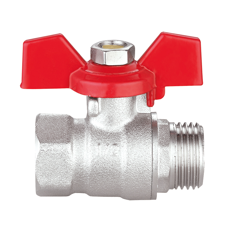 XFM-0113 Brass Ball Valve With Butterfly Handle
