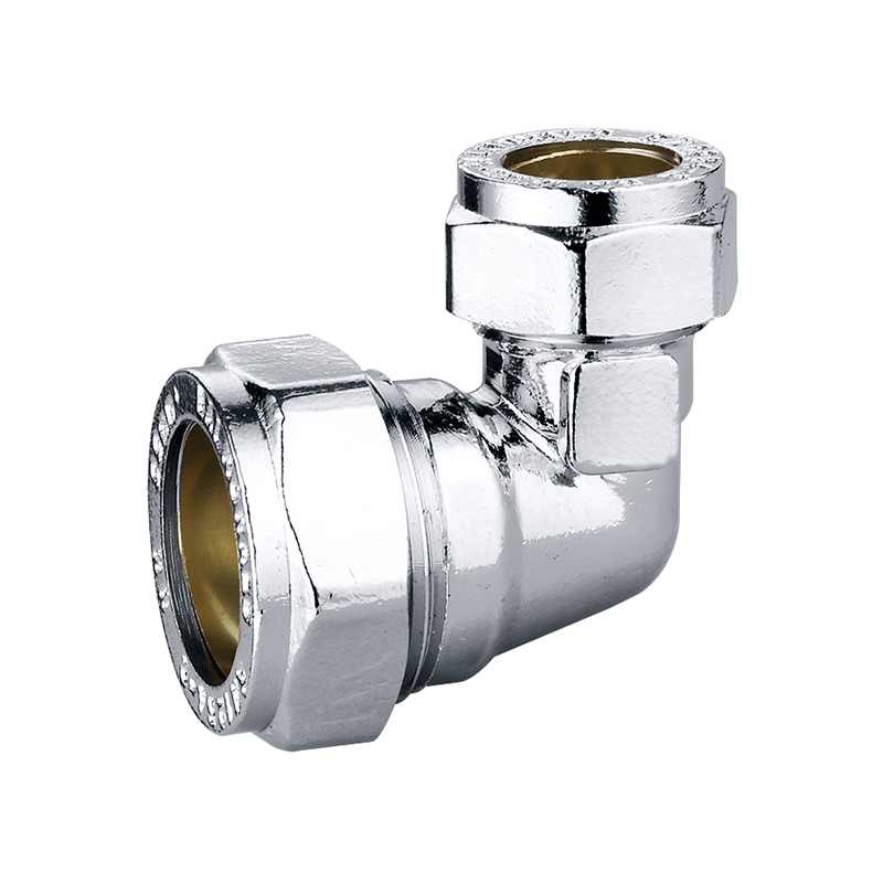 XFM-0711 Chrome Brass Elbow